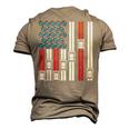 4Th Of July Elevator Mechanic Engineer Usa Elevator Men's 3D T-Shirt Back Print Khaki