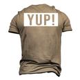 Did We Become Best Friend Yup Dad Baby Matching Fathers Day Men's 3D T-Shirt Back Print Khaki