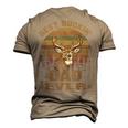 Best Buckin Dad Ever Deer Hunting Bucking Fathers Day Mens Men's 3D T-shirt Back Print Khaki