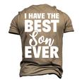 I Have The Best Son Ever Dad Mom Men's 3D T-shirt Back Print Khaki