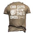 Car Guys Make The Best Dads Fathers Day Mechanic Dad Men's 3D T-Shirt Back Print Khaki