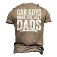 Car Guys Make The Best Dads Mechanic Men's 3D T-Shirt Back Print Khaki