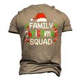 Cute Christmas Squad Xmas Men Women Mom Dad Men's 3D T-Shirt Back Print Khaki