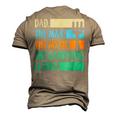 Dad A Man The Myth The Garden Legend Gardening Men's 3D T-shirt Back Print Khaki