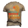 Dad The Man The Myth The Tennis Legend Fathers Day For Dad Men's 3D T-shirt Back Print Khaki