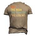The Dad The Man The Realtor The Legend Real Estate Agent Men's 3D T-shirt Back Print Khaki