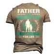 Father And Daughter Best Friend For Life Fathers Day Men's 3D T-Shirt Back Print Khaki