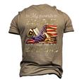 My Favorite Soldier Calls Me Step Dad Army Graduation Men's 3D T-Shirt Back Print Khaki