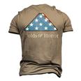 Folds Of Honor Fallen Military First Responders Patriotic Men's 3D T-Shirt Back Print Khaki
