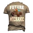 Future Mechanic Costume Monster Truck Adults & Kids Men's 3D T-Shirt Back Print Khaki