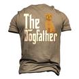 Labradoodle Dog Dad Dogfather Dogs Daddy Father Men's 3D T-Shirt Back Print Khaki