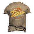 Promoted To Dad 2023 For New Dad First Time Men's 3D T-Shirt Back Print Khaki