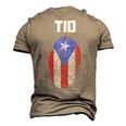 Puerto Rican Tio Uncle Puerto Rico Flag Latino Men's 3D T-Shirt Back Print Khaki