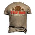 Race Car Birthday Party Racing Step Dad Pit Crew Men's 3D T-Shirt Back Print Khaki