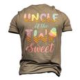 Uncle Of The Two Sweet Birthday Girl Ice Cream Lovers 2Nd Men's 3D T-Shirt Back Print Khaki
