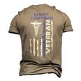 Us Corpsman American Flag Vintage Patriotic 4Th Of July Men's 3D T-Shirt Back Print Khaki