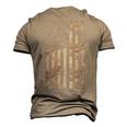 Usa Camouflage Flag For Men Fathers Day Camo Flag Men's 3D T-Shirt Back Print Khaki