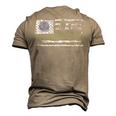 Vintage Usa American Flag Proud To Be An Army Uncle Military Men's 3D T-Shirt Back Print Khaki