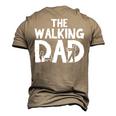 The Walking Dad Son Father Papa Daddy Stepdad Fatherhood Men's 3D T-Shirt Back Print Khaki