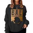 Black History Month Bae Black And Educated Melanin Women Women Crewneck Graphic Sweatshirt