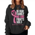 Breast Cancer Support Family Women Breast Cancer Awareness Women Sweatshirt