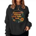 Expensive Difficult And Talks Back Mom Life Mothers Day Women Crewneck Graphic Sweatshirt