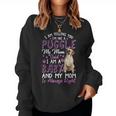 Funny Puggle Mom Dog Lovers Gift Women Crewneck Graphic Sweatshirt