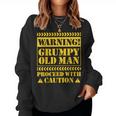 Grumpy Old ManFor Men Sarcastic Fathers Day Women Sweatshirt