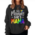 Lesbian Mom Gay Pride Im Mommy Shes Mama Lgbt Women Sweatshirt