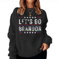 Lets Go Brandon Funny Trendy Sarcastic Lets Go Brandon Women Crewneck Graphic Sweatshirt