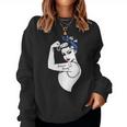 Linewive Strong Lineman Proud Wife Husband Job Pride Women Sweatshirt