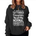 Mens I Have A Tatooed Daughter Funny Tattoo Fathers Day Daddy Women Crewneck Graphic Sweatshirt