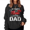My Favorite Nurse Call Me Dad Nurse Papa Fathers Day 20 Women Crewneck Graphic Sweatshirt