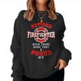 Retired Firefighter Fireman Fire Fighter Men Dad Papa Women Crewneck Graphic Sweatshirt