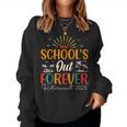 Schools Out Forever Retired Teacher Retirement 2023 Women Sweatshirt