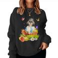 Shih Tzu Easter Day Love Rabbit Eggs Cute Gift Men Women Women Crewneck Graphic Sweatshirt