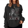The Devil Saw Me With My Head Down Thought Hed Won Jesus Women Crewneck Graphic Sweatshirt