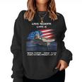 Womens Uss Boxer Lhd-4 Amphibious Assault Ship Veteran Usa Flag Women Crewneck Graphic Sweatshirt