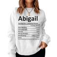 Abigail Nutrition Personalized Name Christmas Women Sweatshirt Abigail Nutrition Personalized Name Christmas Women Sweatshirt