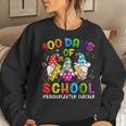 100 Days Of School Cute Gnome Kindergarten Teacher Funny Women Crewneck Graphic Sweatshirt Gifts for Her