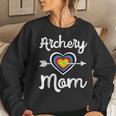 Archery Mom Bowwoman Archer Mothers Day Bowhunter Arrow Women Crewneck Graphic Sweatshirt Gifts for Her