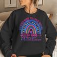 Autism Awareness Be Kind Leopard Rainbow Choose Kindness Women Sweatshirt Gifts for Her