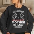 This Is What An Awesome Mother-In-Law Looks Like Women Sweatshirt Gifts for Her