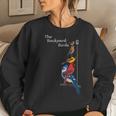 The Backyard Birds Blue Jay Cardinal Wren Bird Birdwatcher Women Sweatshirt Gifts for Her