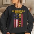Battleship Uss Mississippi Bb-41 Warship Veteran Grandpa Dad Women Crewneck Graphic Sweatshirt Gifts for Her