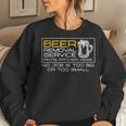 Beer Removal Service No Job Is Too Big Or Small V2 Women Crewneck Graphic Sweatshirt Gifts for Her