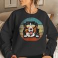 Bernese Mountain Dog Fathers Day Christmas For Dad Mom Women Crewneck Graphic Sweatshirt Gifts for Her