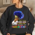 Black Afro American Autism Awareness Mom Rainbow Sparkle Women Crewneck Graphic Sweatshirt Gifts for Her