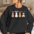 Bunny Squad Pet Rabbit Mom Women Sweatshirt Gifts for Her