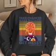 Take Chances Make Mistakes Get Messy-Science Teacher Life Women Sweatshirt Gifts for Her